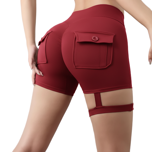 Womens Pocket Fitness Shorts