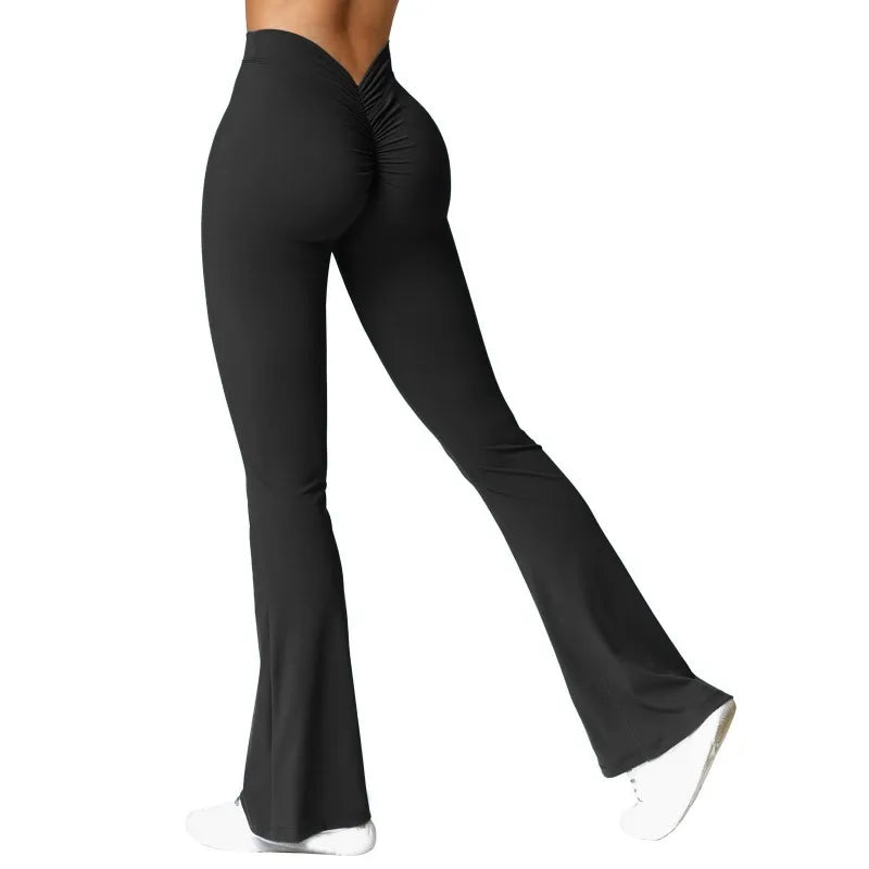 V Back Waist Sports Leggings