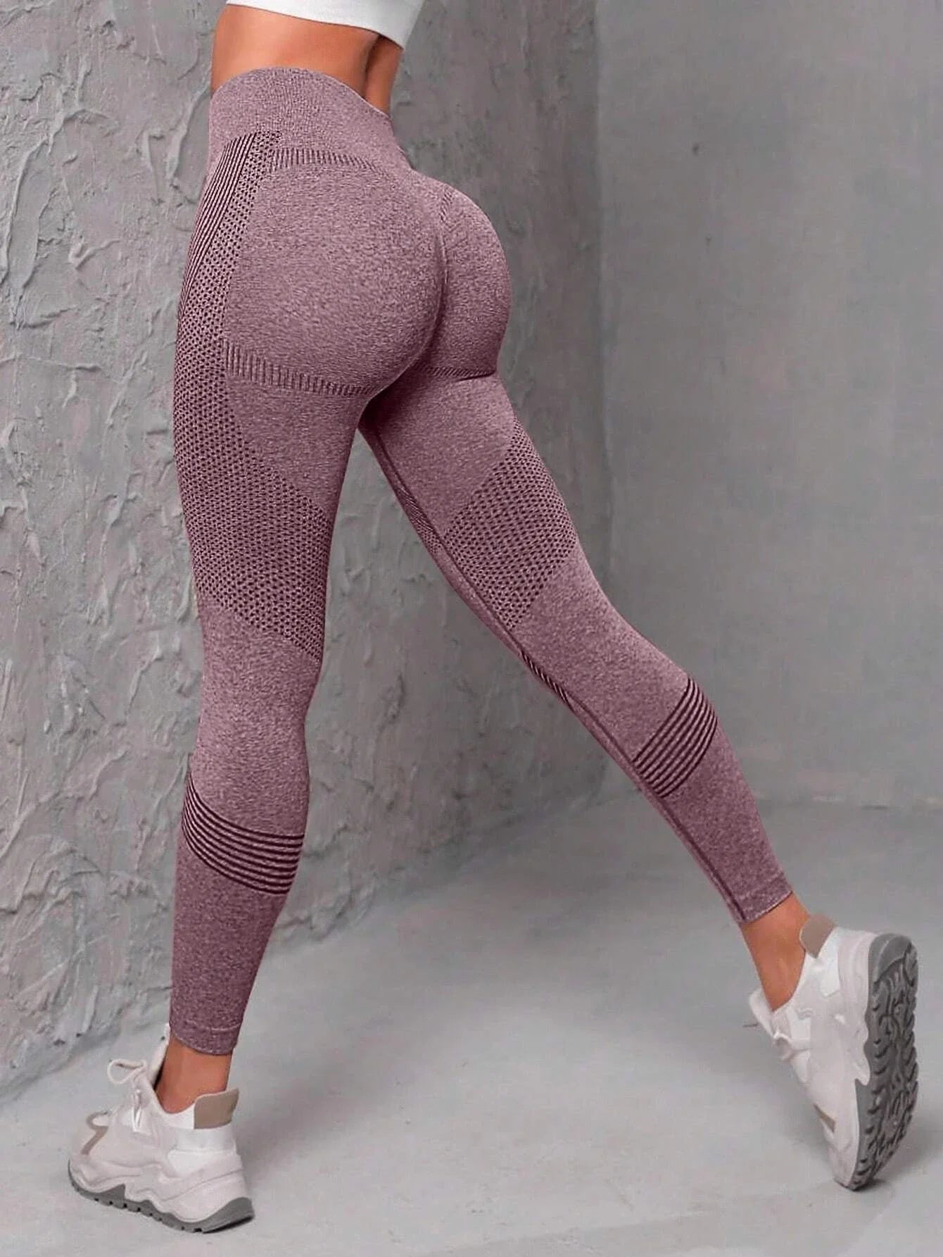 Seamless Waist Band Sports Leggings