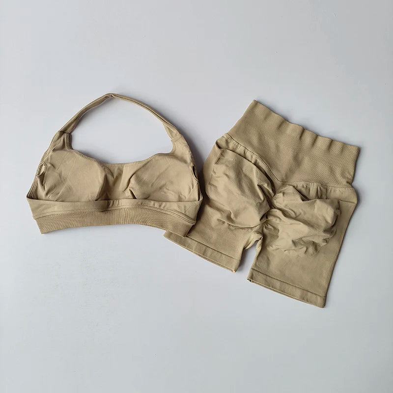 Womens Halter Neck Two Piece