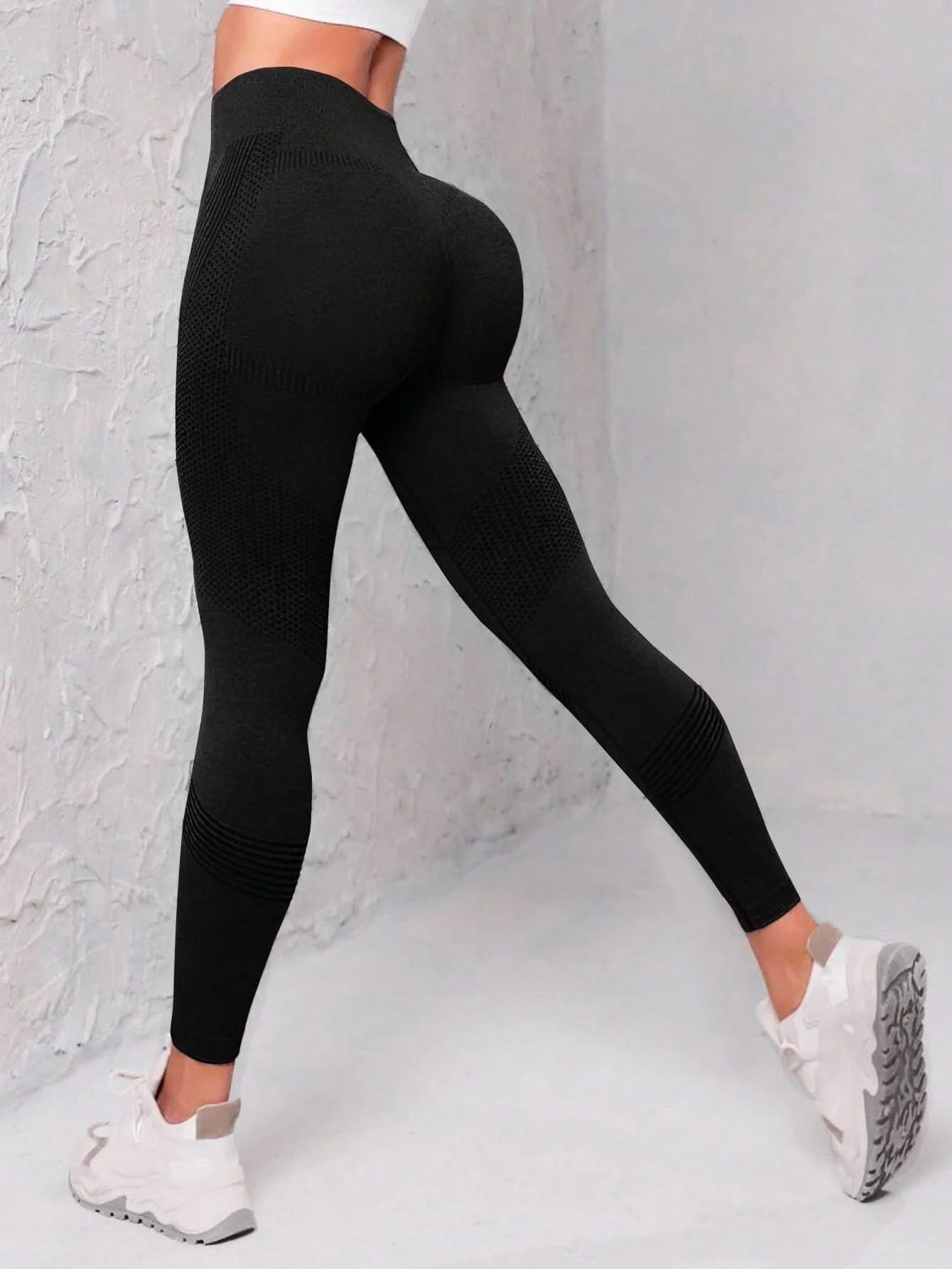 Seamless Waist Band Sports Leggings