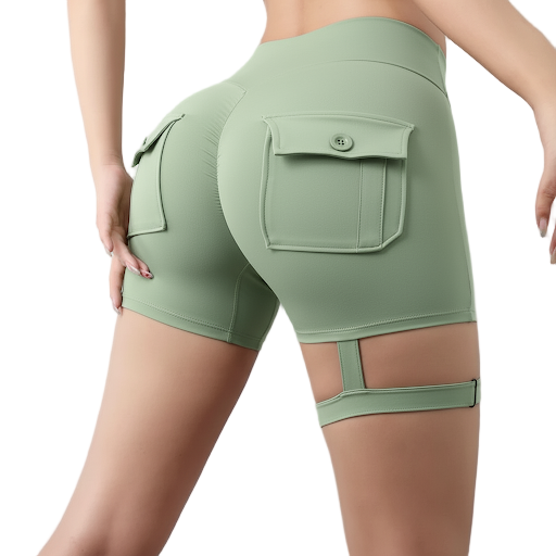 Womens Pocket Fitness Shorts